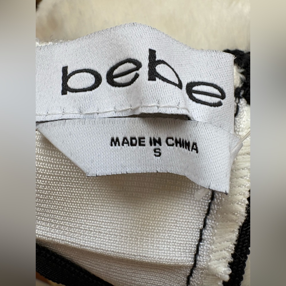 Bebe Black & White Cage Dress - brand new with tags - Picture 7 of 9